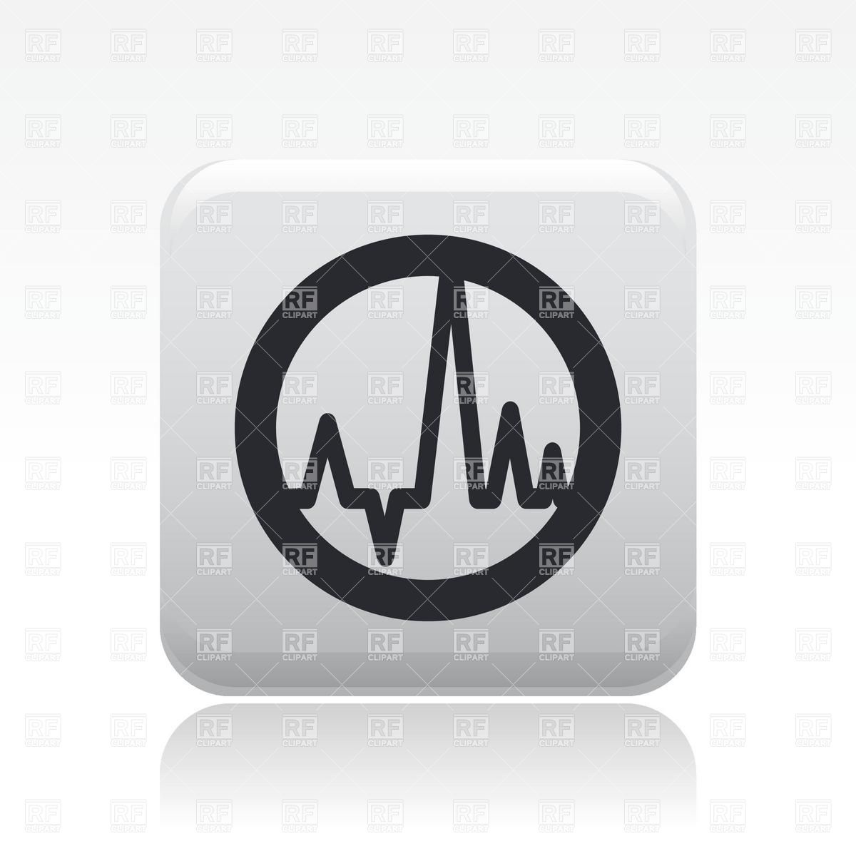 Wave Audio Simple Icon With Download Royalty Free Vector Clipart  Eps