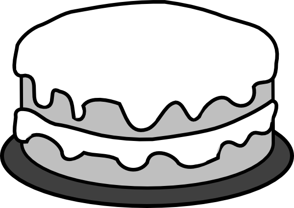 Cake Slice Clipart Black And White   Clipart Panda   Free Clipart