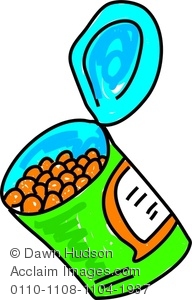 Canned Foods Clipart