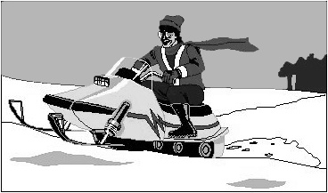 Cartoon Snowmobile Http Www Prosportstickers Com Products Snowmobile