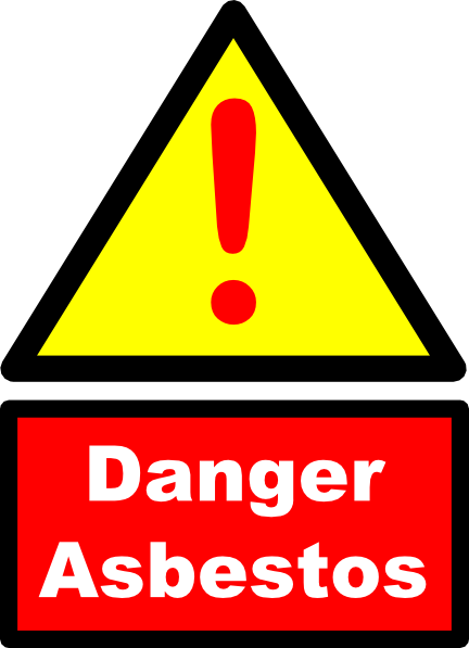 Danger Asbestos Sign Clip Art At Clker Com   Vector Clip Art Online