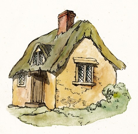 Description Thatched Roof Cottage Clip Art Jpg