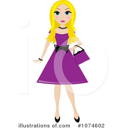 Fashion Clipart Illustration By Pams Clipart   Stock Sample  1074602
