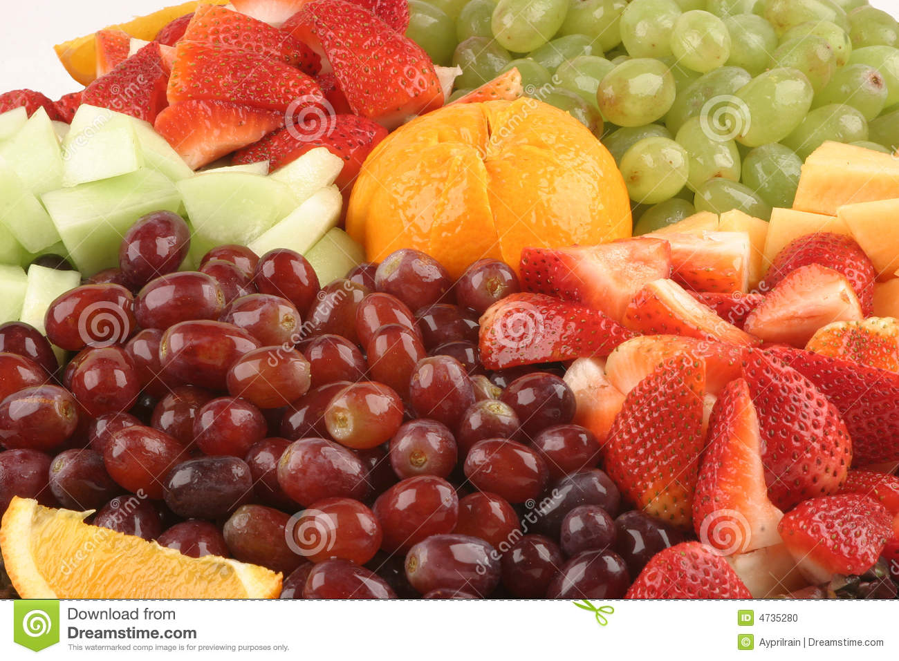 Fruit Platter Stock Photo   Image  4735280