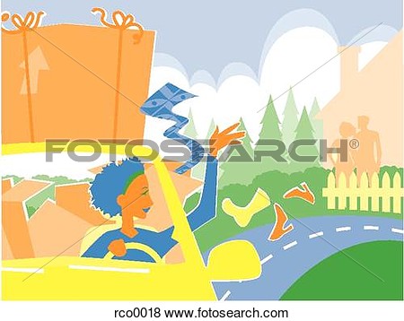 Illustration   Leaving For College  Fotosearch   Search Eps Clip Art