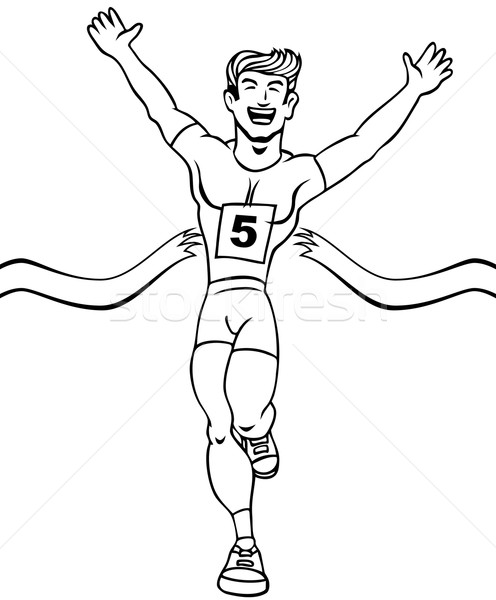 Marathon Finish Line Vector Illustration   John Takai  Cteconsulting