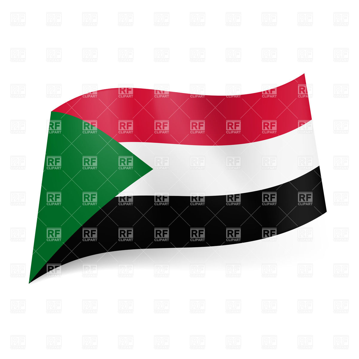 National Flag Of Sudan Signs Symbols Maps Download Royalty Free