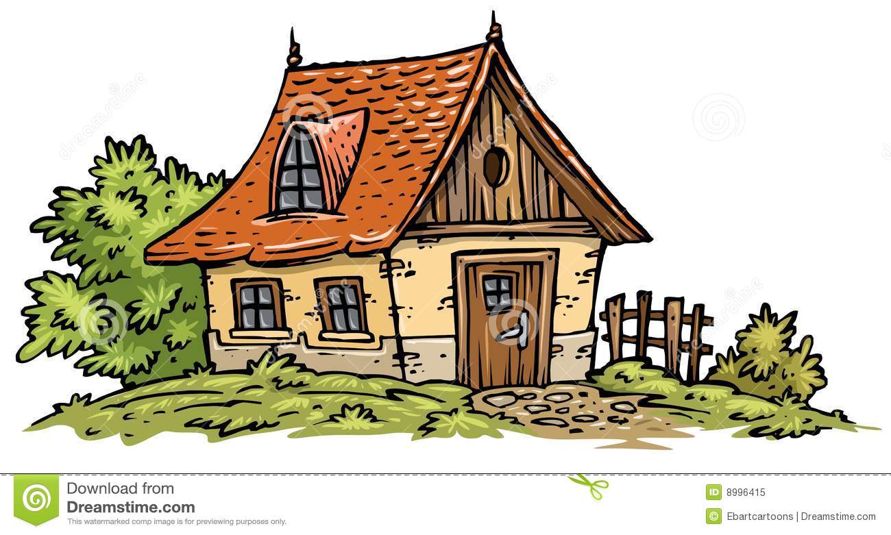 Old Cottage Clip Art Royalty Free Stock Photo   Image  8996415