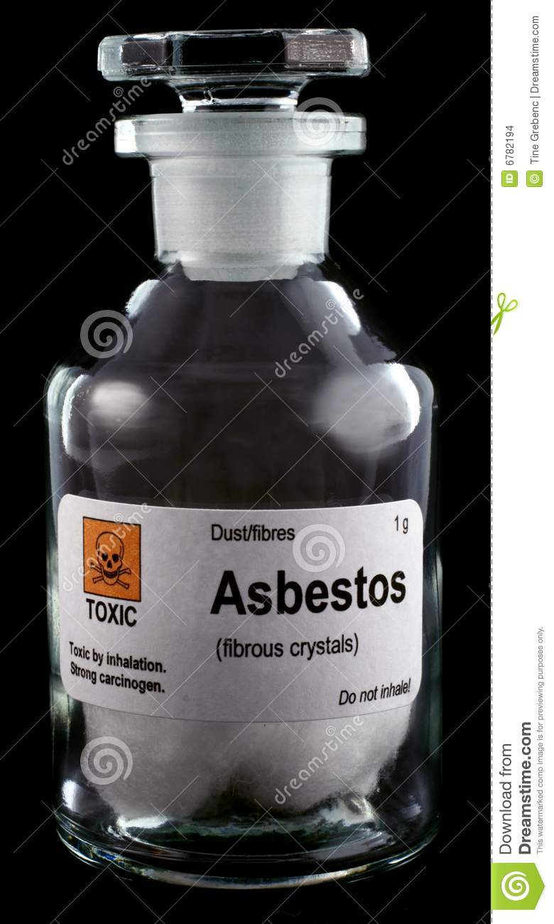Photo Of Asbestos Represented As A Dangerous Chemical Asbestos    