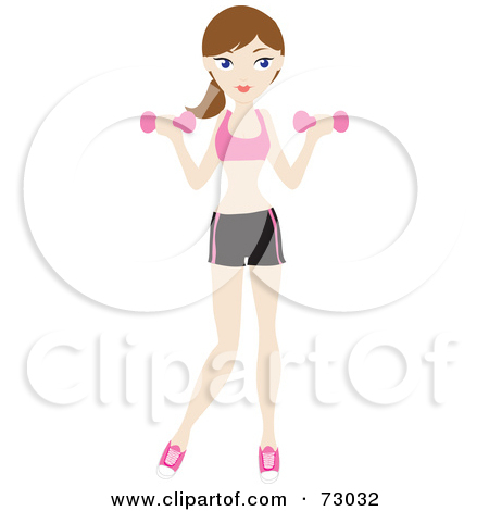 Royalty Free  Rf  Woman Exercising Clipart Illustrations Vector