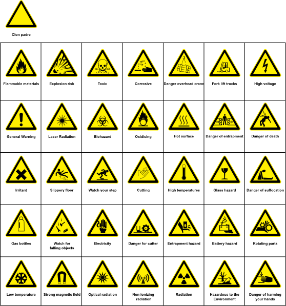 Sign Hazard Warning Clip Art At Clker Com   Vector Clip Art Online
