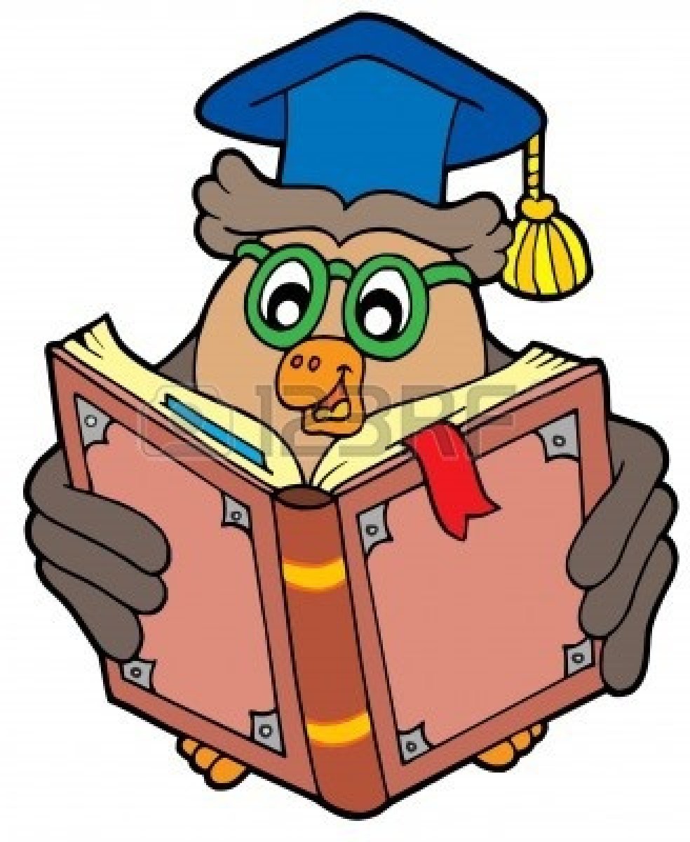 Teacher Reading To Students 4369087 Owl Teacher Reading Book  Vector