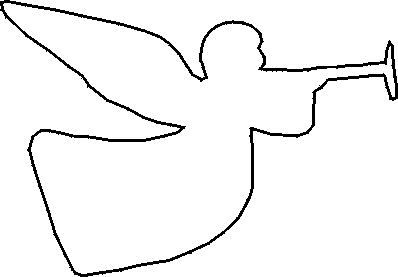 Angel Stencil    Free Christmas Angel Stencil To Print And Cut Out
