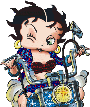 Betty Boop Biker Babe
