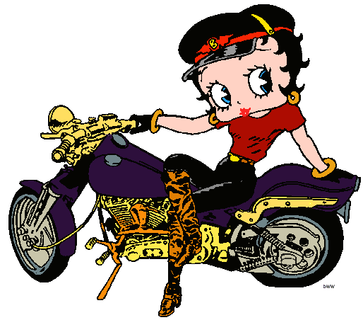 Betty Boop Motorcycle