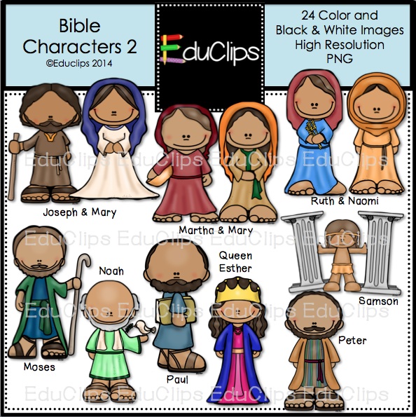 Bible People Clipart Bible Characters 2 Clip Art