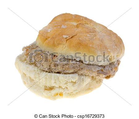 Breakfast Sausage Patty Clipart Stock Photo   Frozen Bite Size