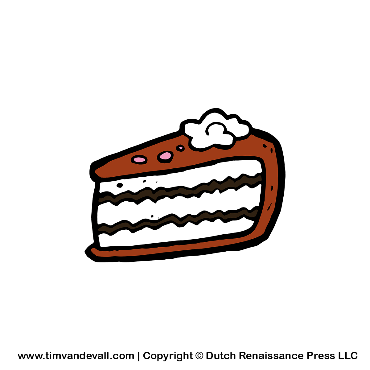 Cake Slice Clipart Black And White Cake Slice Clipart Png