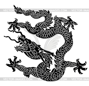 Chinese Dragon   Vector Clip Art