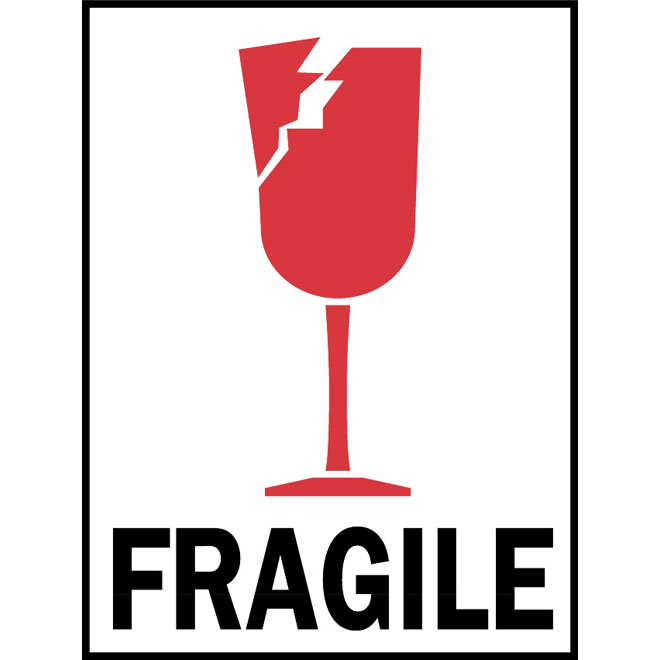Fragile Warning Symbol Vector   Download At Vectorportal