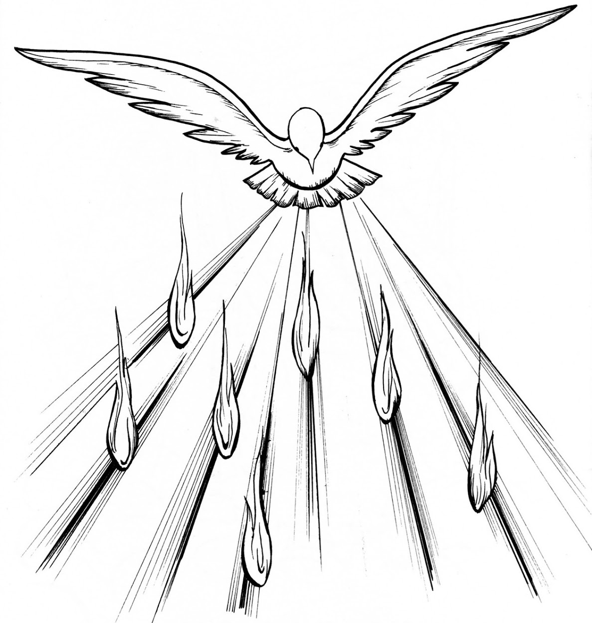 Holy Spirit Dove Clip Art Image Caption  Holy Spirit