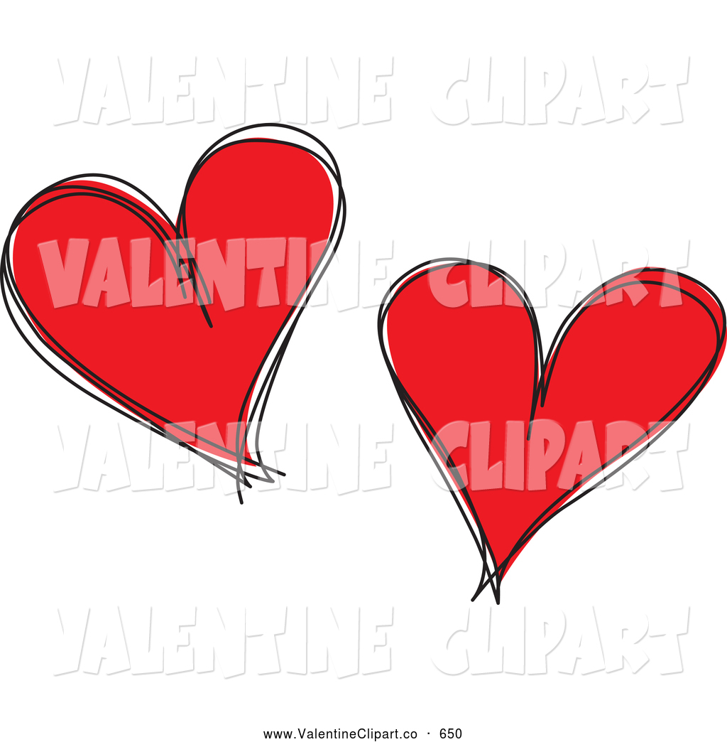Pictures Red Hearts On A White Background Heart Background Stock Photo