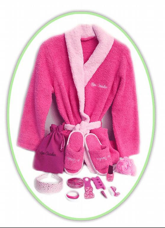 Pink Robe Spa Party Kit From Fabulessevents Spatacularpartykits In