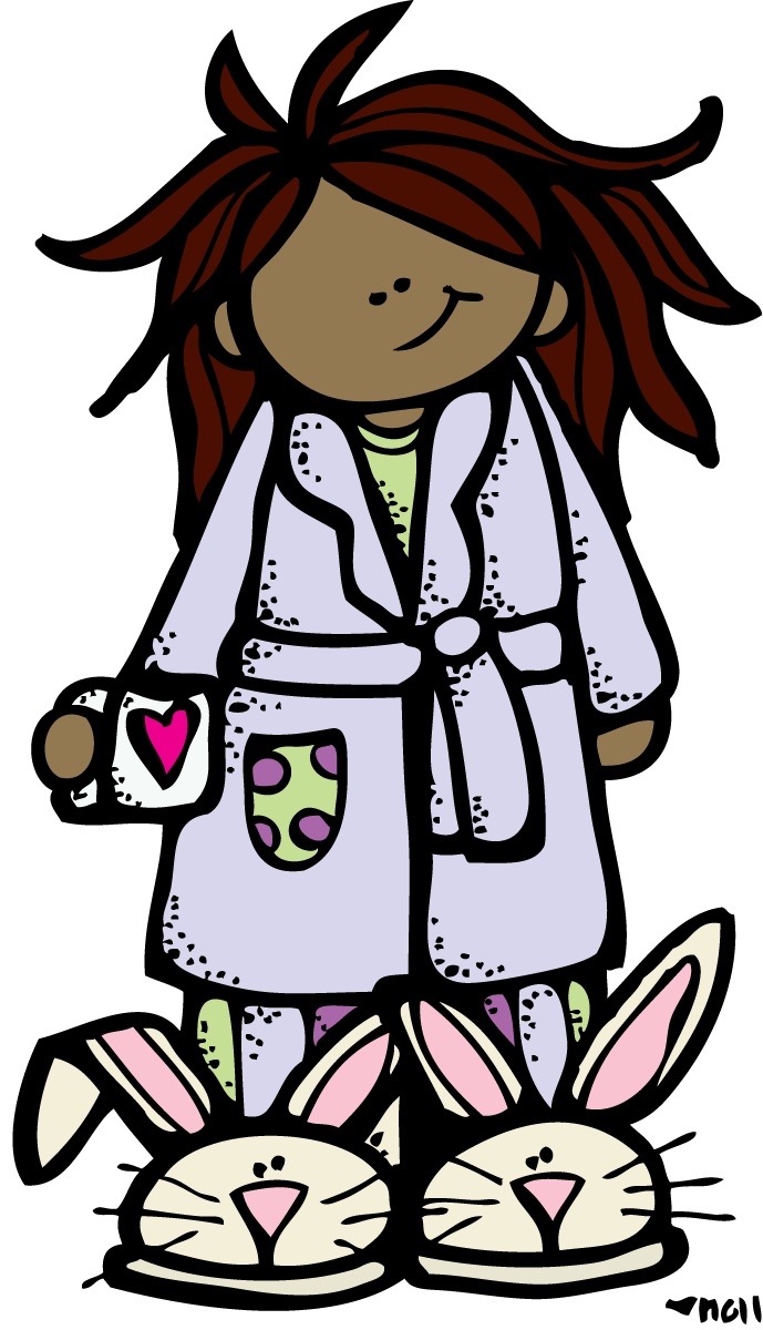 Robe And Slippers Colored 2 Png