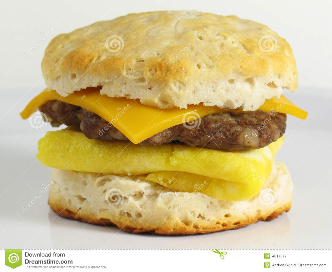 Sausage Breakfast Sandwich Royalty Free Stock Photography   Image