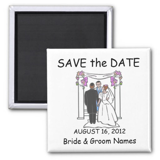 Save The Date Magnets Wedding Jewish Clipart