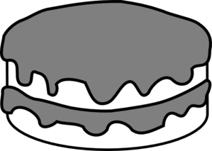 Slice Of Cake Clipart Black And White   Clipart Panda   Free Clipart    