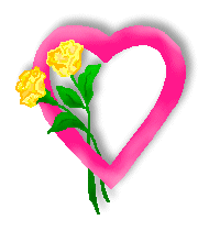 Valentine S Day Clip Art   Opened Hearts And Flowers