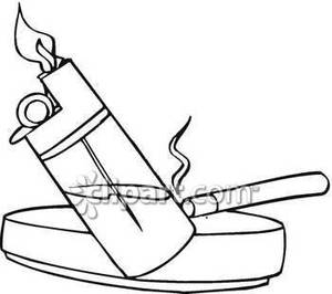 Clip Art Of Cigarette Pictures To Pin On Pinterest
