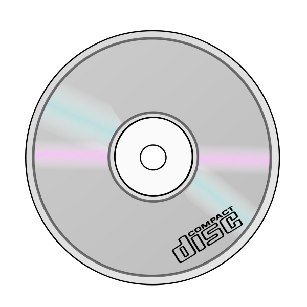 Compact Disc Clipart Medium Size