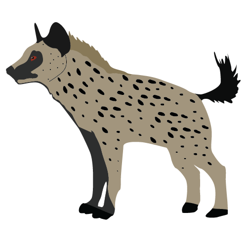 Cute Hyena Clipart Lrg 61