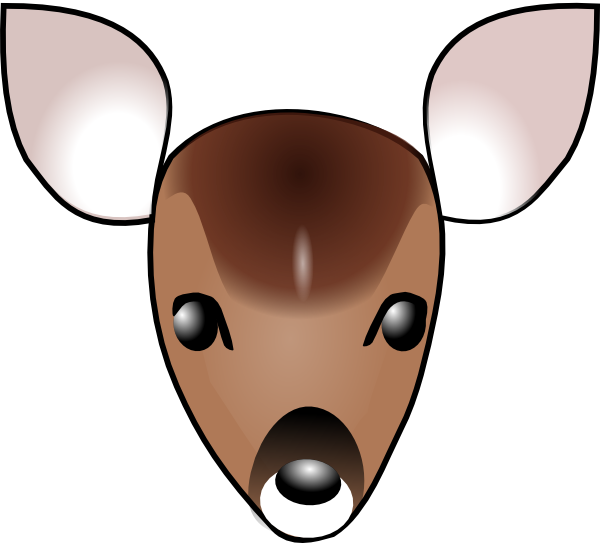 Deer Head Clip Art At Clker Com   Vector Clip Art Online Royalty Free