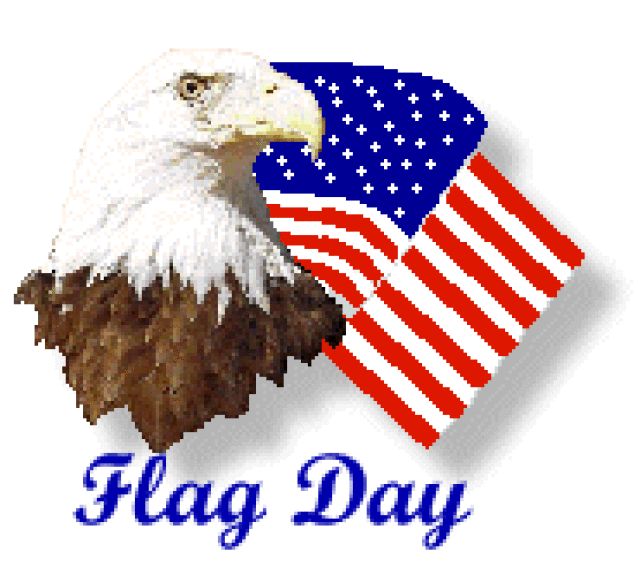 Flag Day Clip Art Of Eagles And American Flags Plus An Eagle And Flag    