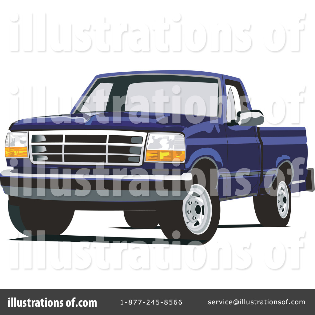 Ford F150 Truck Clipart Royalty Free  Rf  Truck Clipart Illustration