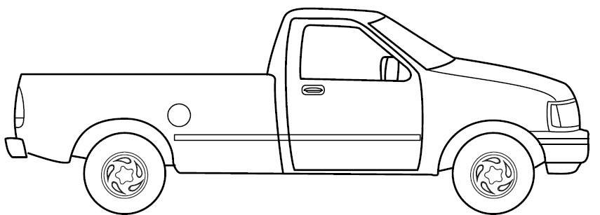 Ford F150 Truck Drawings 1997 Ford F 150 Pick Up