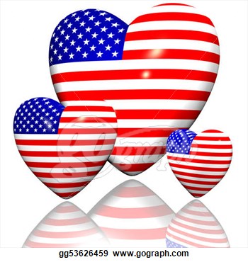 Gograph Comus Flag Illustrations And Clip Art  8074 Us Flag Stock