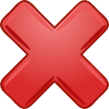 Red X Cross Wrong Not Clip Art   Sign   Download Vector Clip Art    
