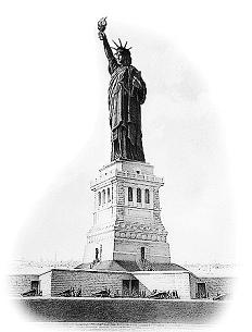 Statue Of Liberty Black And White Clipart Black And White Picture Of