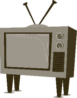 Television Tv Funky Furniture Old Retro Wooden