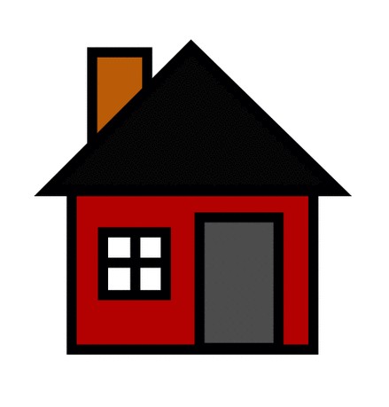     Art   Buildings Clip Art Images   Graphics   House With Chimney Jpg