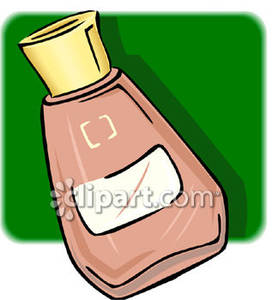 Bottle Of Make Up Foundation   Royalty Free Clipart Picture