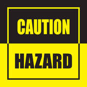       Caution Falling Hazards  Clipart Drawing Gg56015272   Gograph