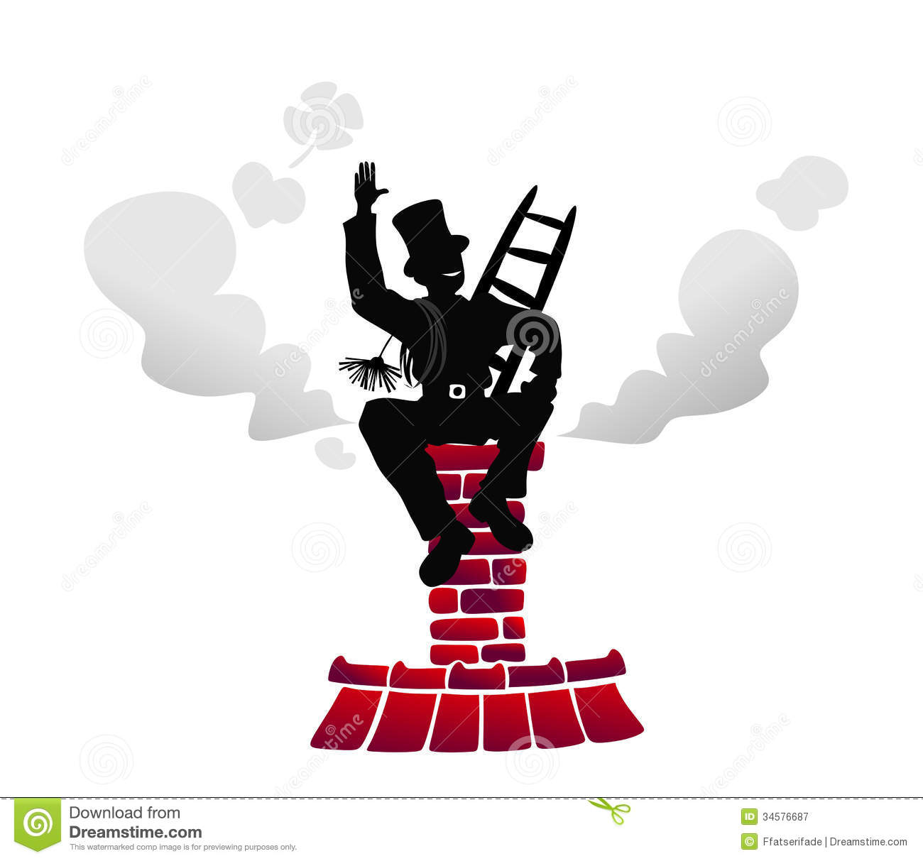 Chimney Sweep Clipart Sweeper Stock Vectors And