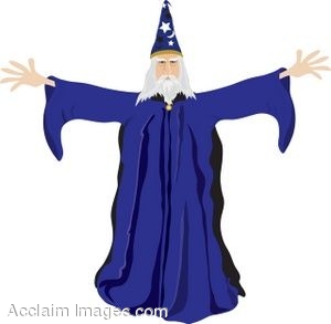 Clip Art Of An Old Wizard