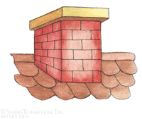 Fireplaces Chimneys Clip Art Royalty Free