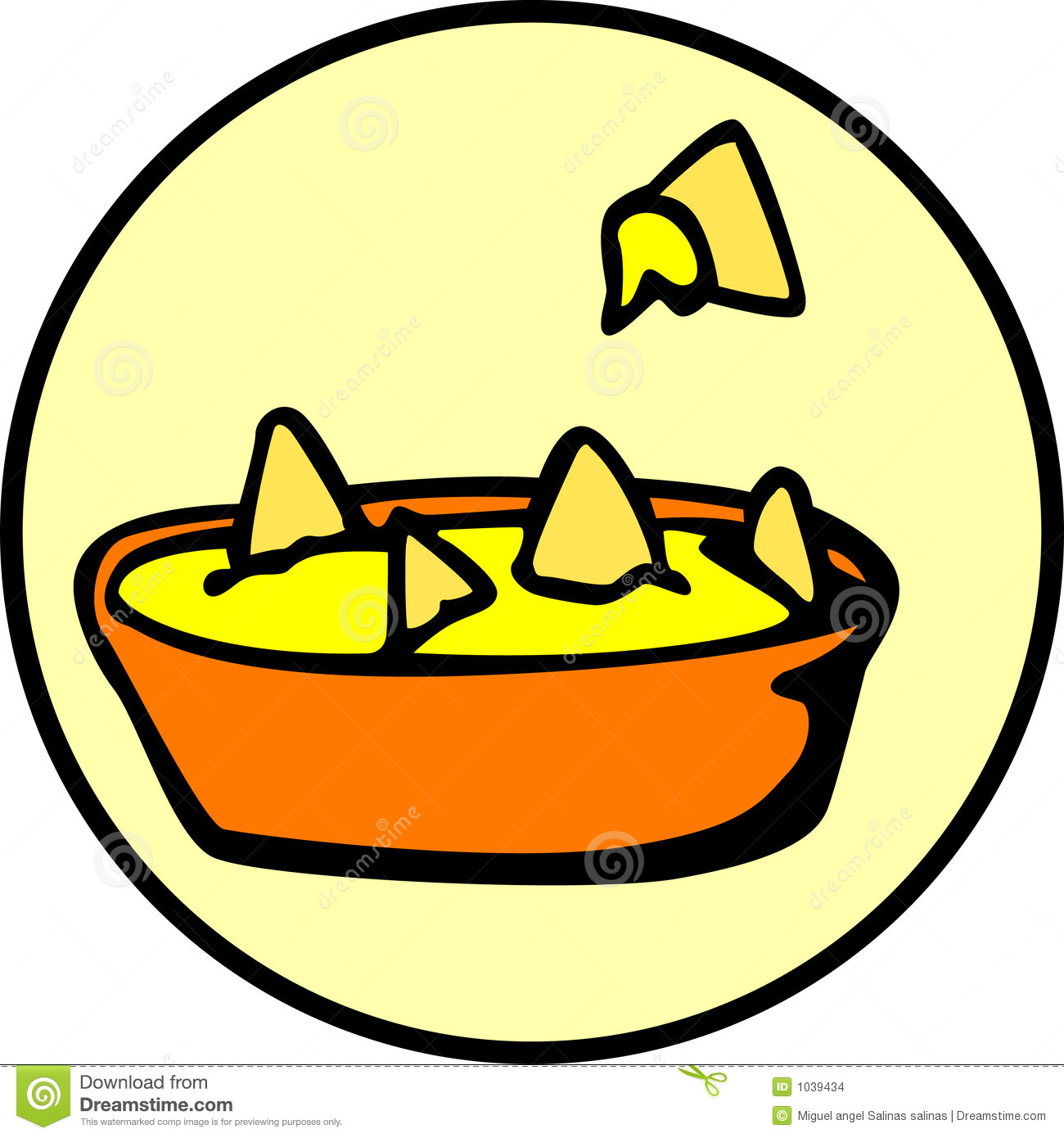 Nachos With Cheese Snack  Vector File Available Stock Images   Image